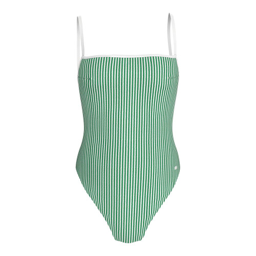 Tommy Hilfiger Γυναικείο ολόσωμο μαγιό Ribbed Texture Scoop Back Swimsuit
